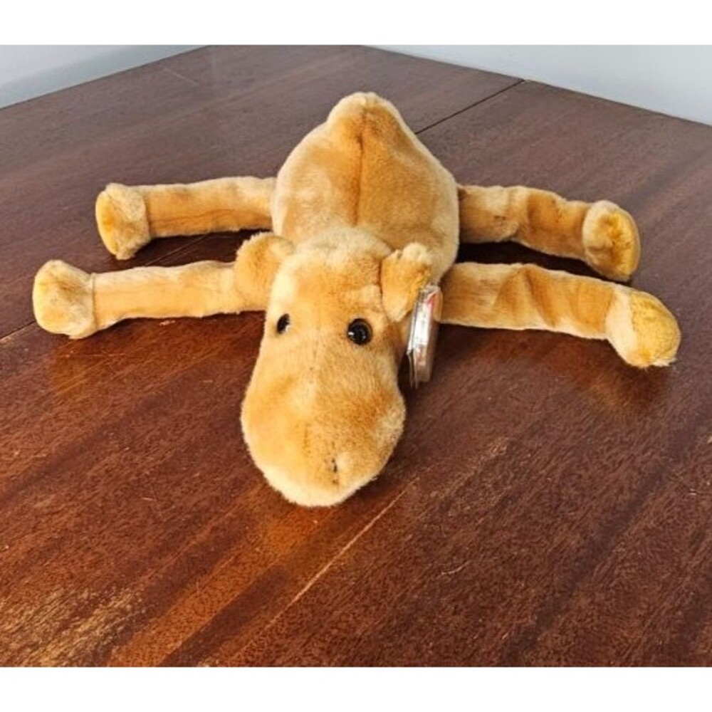 Vintage Ty Beanie Buddies Humphrey Camel Plush 11" Brown Stuffed Animal Toy 1998